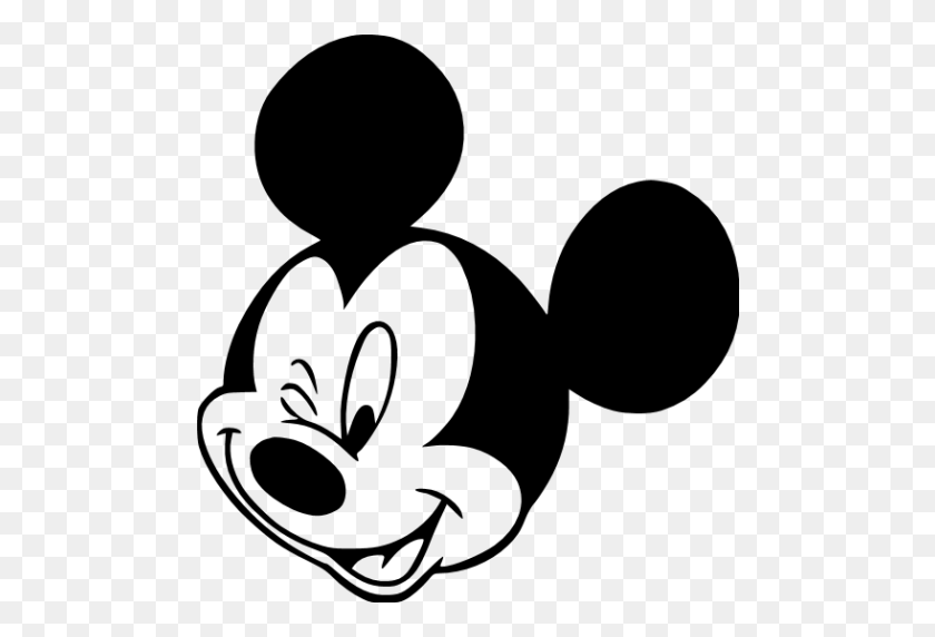512x512 Drawing Icon Mickey Mouse - Mickey Mouse Face PNG