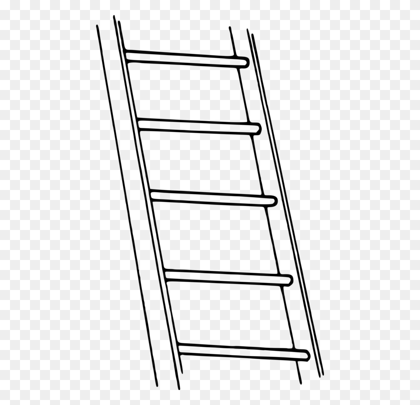 456x750 Drawing Ladder Logic Computer Icons Diagram - Ladder Clipart Black And White