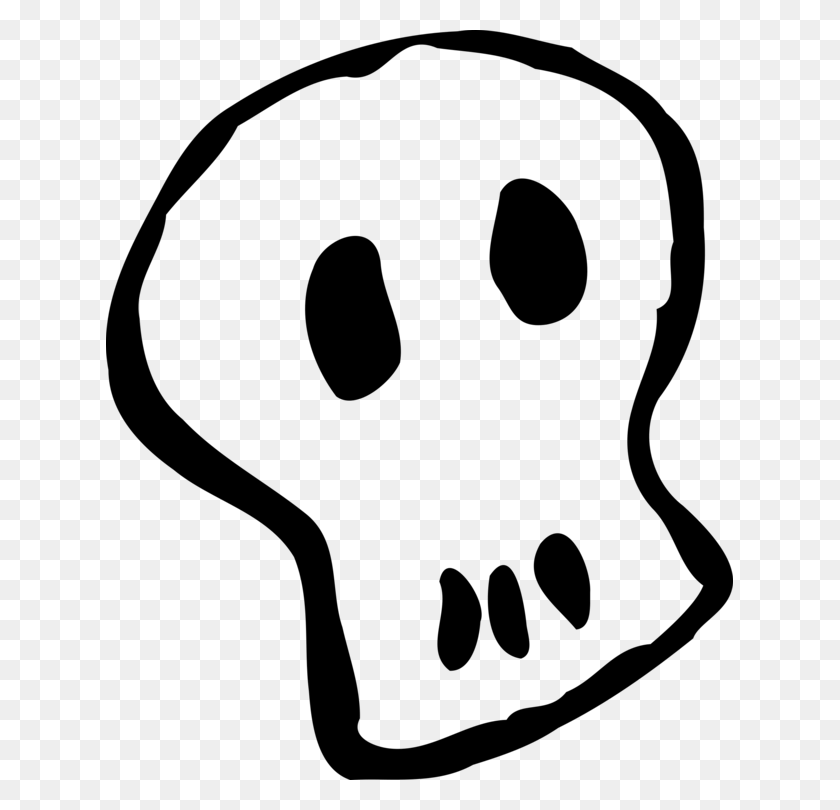 627x750 Línea De Dibujo De Arte De Papel Hocico Cráneo - Cráneo En Blanco Y Negro Imágenes Prediseñadas