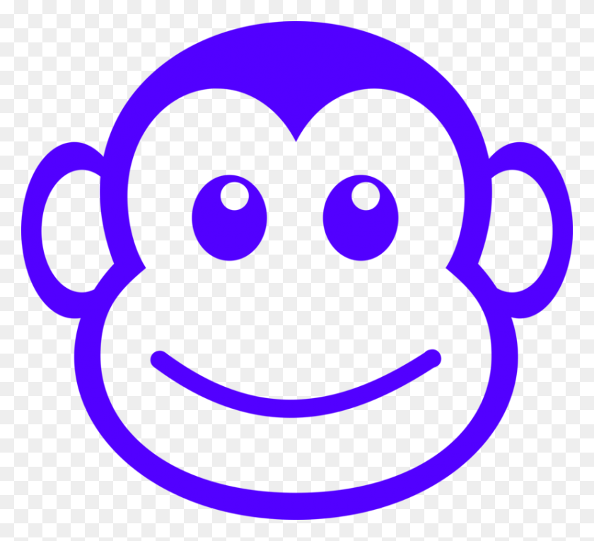 829x750 Drawing Monkey Chimpanzee Download Art - Monkey Outline Clipart
