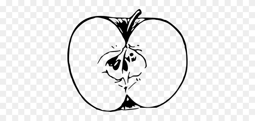 396x340 Drawing Orange Juice Line Art Fruit - Pear Clipart Black And White
