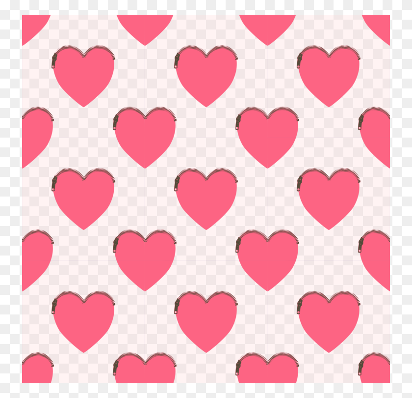 750x750 Dibujo De Pixel Art Del Corazón - Patrón De Corazón Png