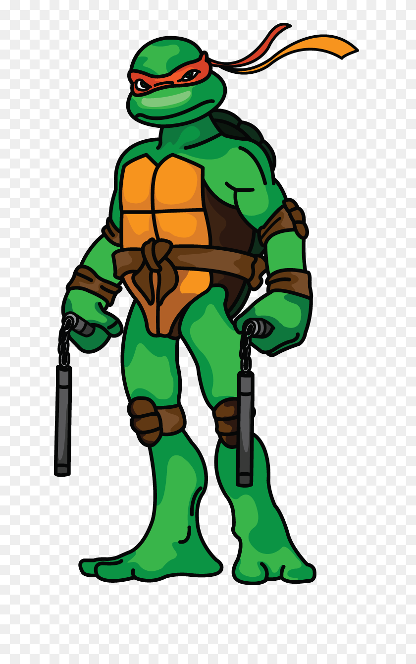 720x1280 Drawissimo Kids How To Draw - Teenage Mutant Ninja Turtles Clipart