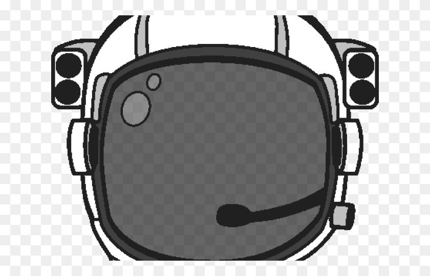 640x480 Drawn Astronaut Transparent - Astronaut Helmet PNG