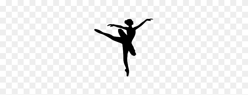 263x262 Silueta De Bailarina Dibujada - Ballet Clipart Free
