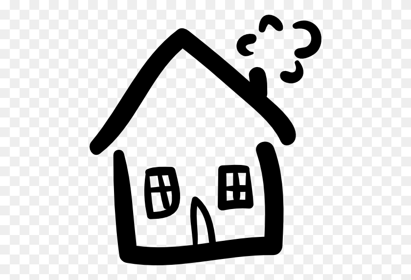 512x512 Drawn Building House Icon - Free Clip Art Home
