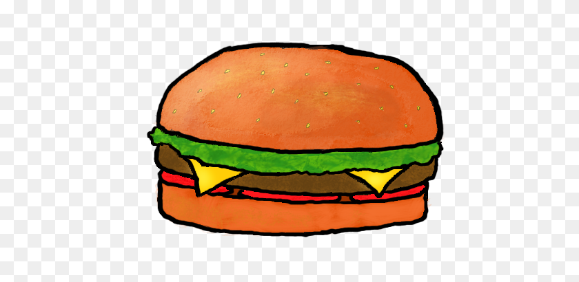 450x350 Drawn Burger Transparent Tumblr - Burger PNG