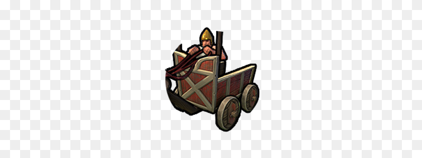 256x256 Drawn Cart Battle - Stagecoach Clipart