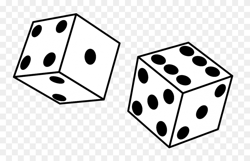1299x799 Drawn Dice Number - Pascal Clipart