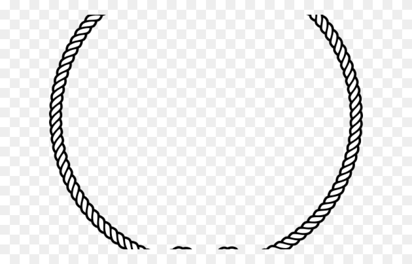 640x480 Drawn Rope Free Clip Art Stock Illustrations - Rope Circle Clipart