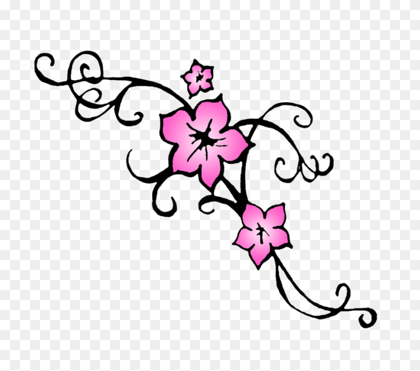 900x787 Rama De Flor De Sakura Dibujado - Árbol De Flor De Cerezo Png