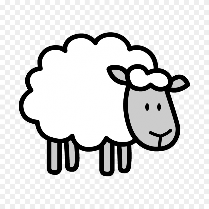 880x880 Drawn Sheep Dolly Sheep - Sheep PNG