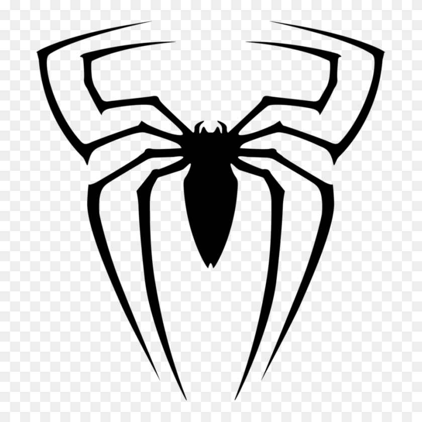 894x894 Drawn Spiderman Logo - Spiderman Logo Clipart