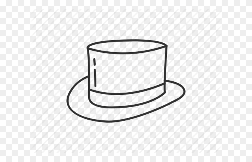 640x480 Drawn Top Hat Beaver Hat - Monopoly Clipart
