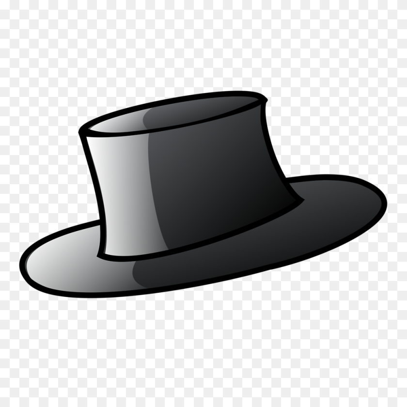958x958 Drawn Top Hat Clip Art - Mad Hatter Hat Clipart