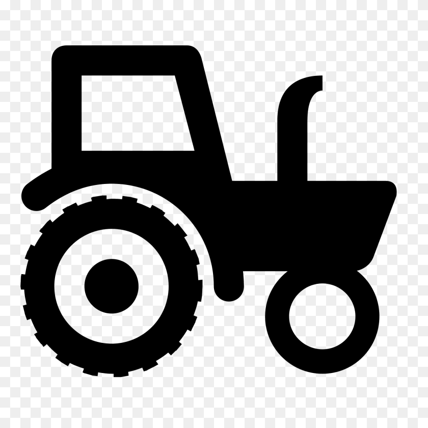 1600x1600 Drawn Tractor Line Art - Tractor Clipart
