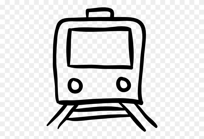 512x512 Tren Dibujado - Polar Express Clipart