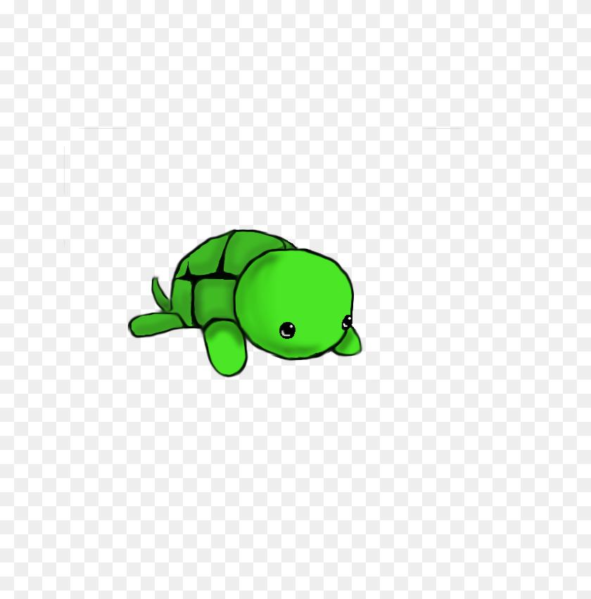 720x792 Drawn Turtle Girl - Snapping Turtle Clipart