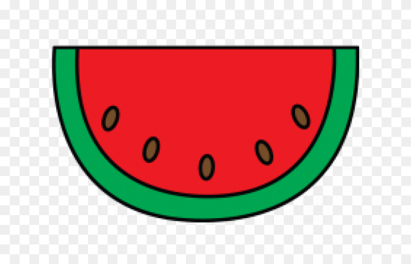 640x480 Drawn Watermelon - Watermelon Clipart PNG