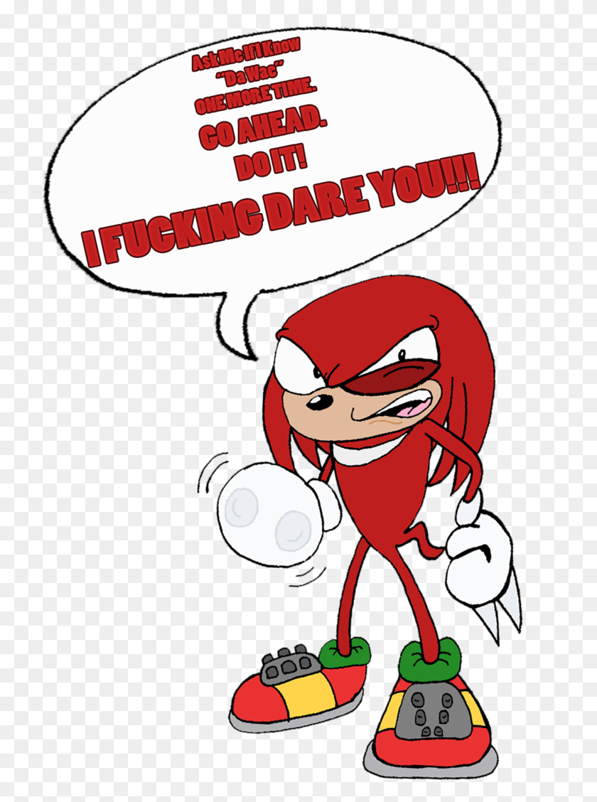 748x1068 Drawtober Day - Knuckles PNG
