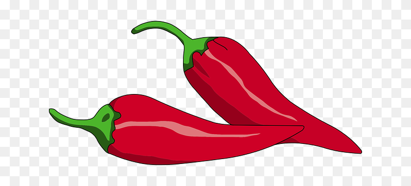 640x320 Soñar Con Pimiento Rojo - Chili Pepper Clipart