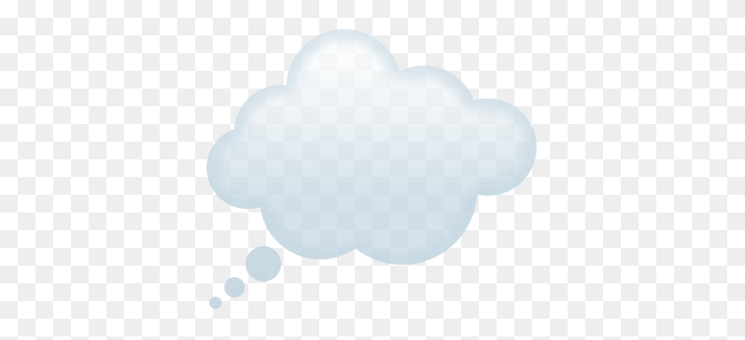 385x324 Dream Clipart Thought - Thought Cloud PNG