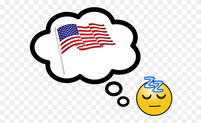 600x455 Dreaming Clipart American Dream - Agree Clipart