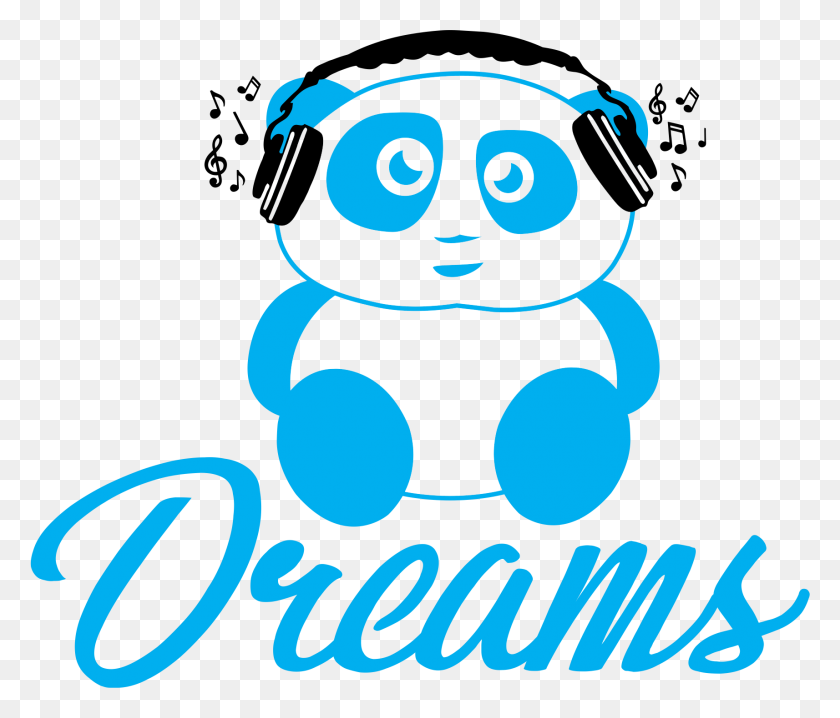 1714x1448 Dreams Music Lanza Mercancía Con El Logotipo De Cute Panda - Cute Panda Png