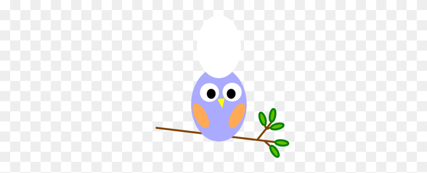 298x282 Dreamy Blue Owl Png, Clip Art For Web - Purple Owl Clipart