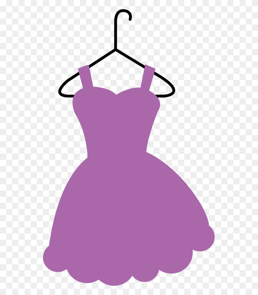 559x900 Платье - Purple Dress Clipart