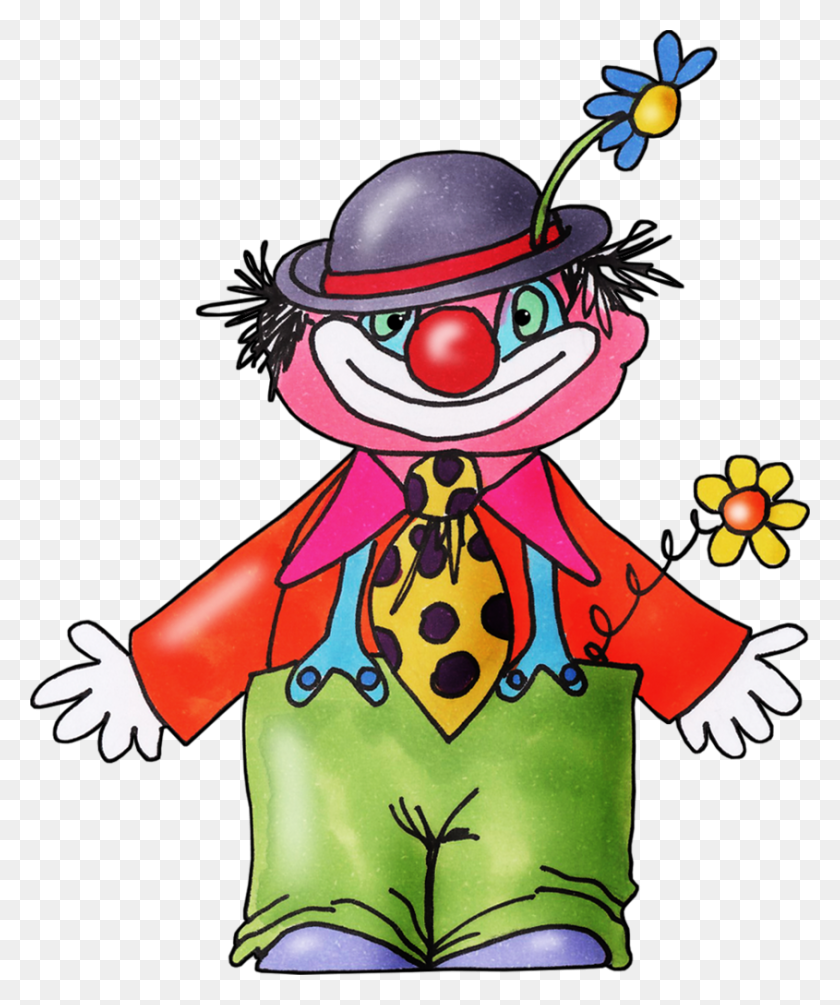 845x1024 Dress Clipart Clown - Clown Hat Clipart