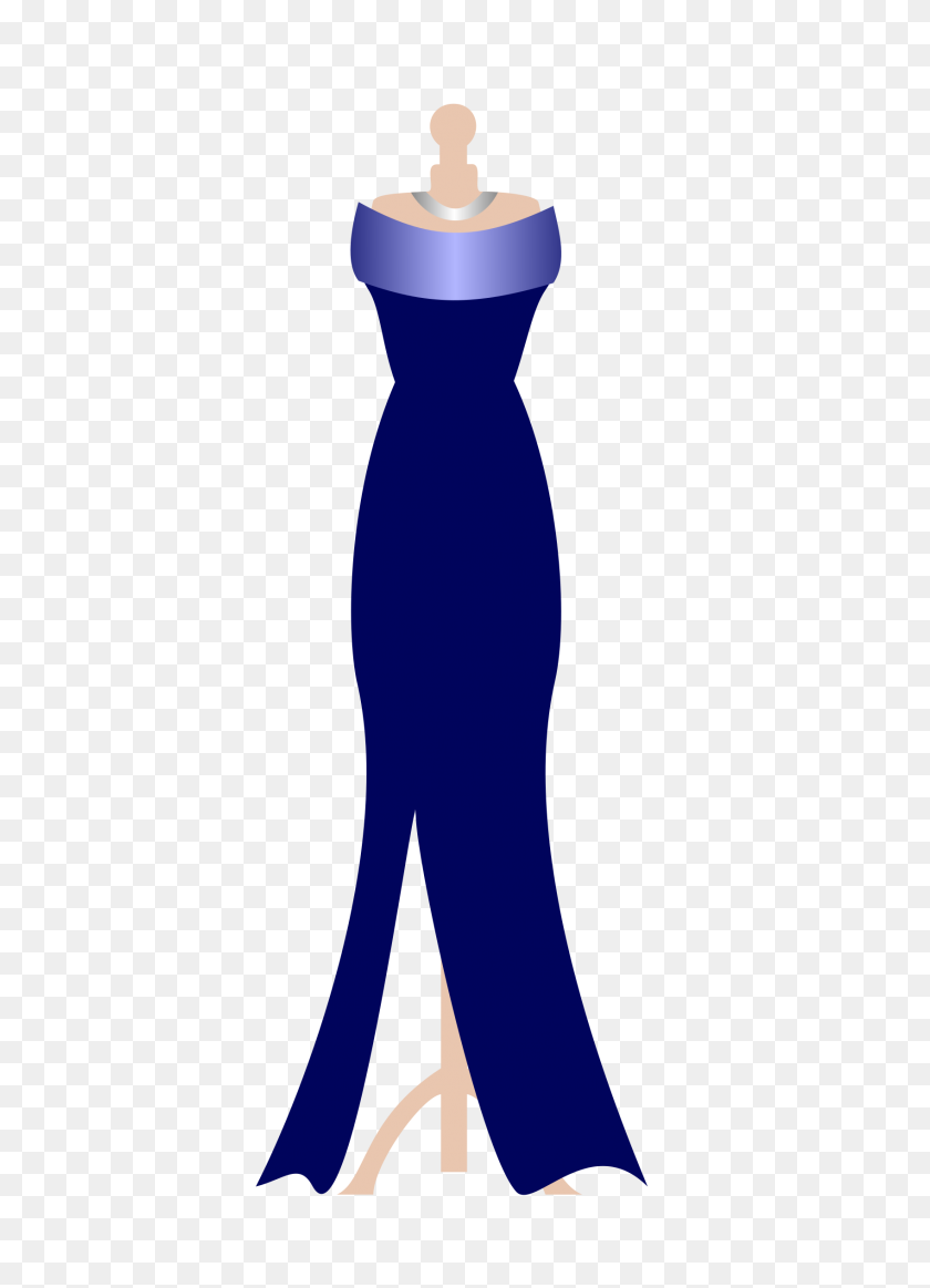 1697x2400 Dress Clipart Formal Wear - Clothes Shopping Clipart