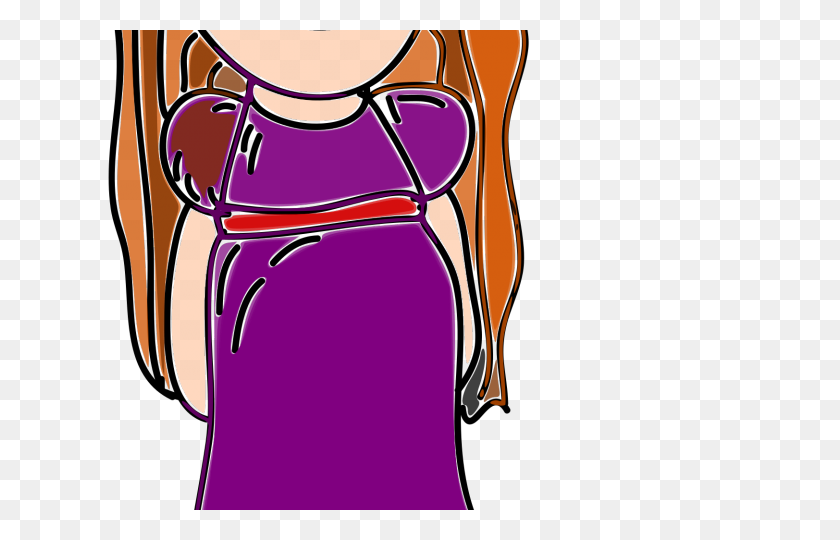 640x480 Dress Clipart Violet Dress - Purple Dress Clipart