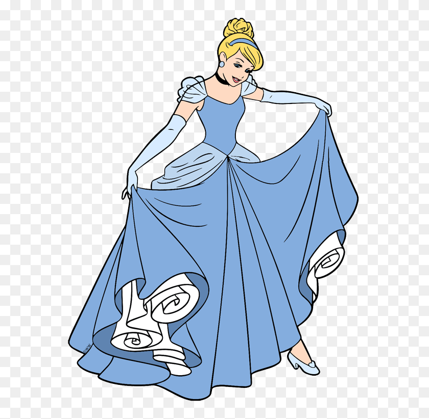 585x762 Dress Clothing Ball Gown Clip Art - Gown Clipart