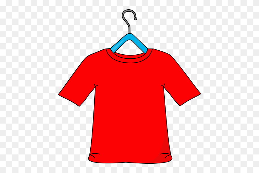 464x500 Dress Shirt On Hanger Clipart - Sweater Clipart