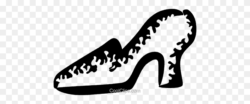 480x291 Dress Shoes Royalty Free Vector Clip Art Illustration - Shoes Clipart Black And White