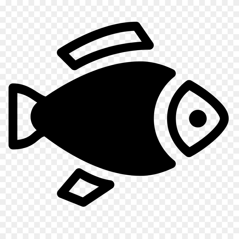 1600x1600 Dressed Fish Filled Icon - Fish Vector PNG