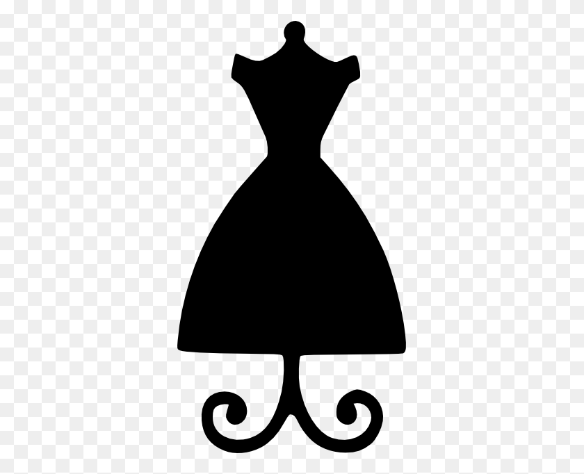 329x622 Dressform Dress Form Use For The Shape - Dress Form Clip Art