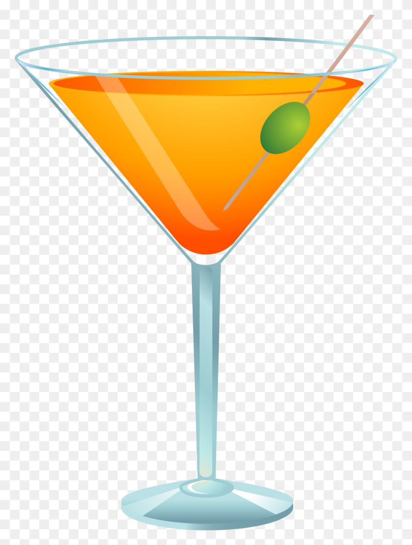 1264x1706 Drink Clipart Cocktail - Mixed Drink Clipart