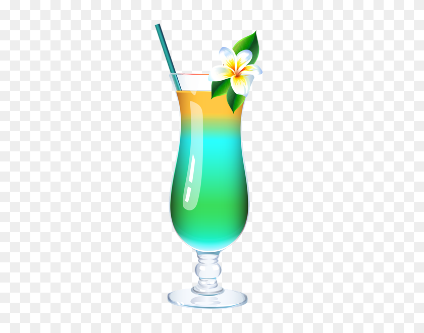 283x600 Bebida Clipart Hawaiana - Chica Hawaiana Clipart