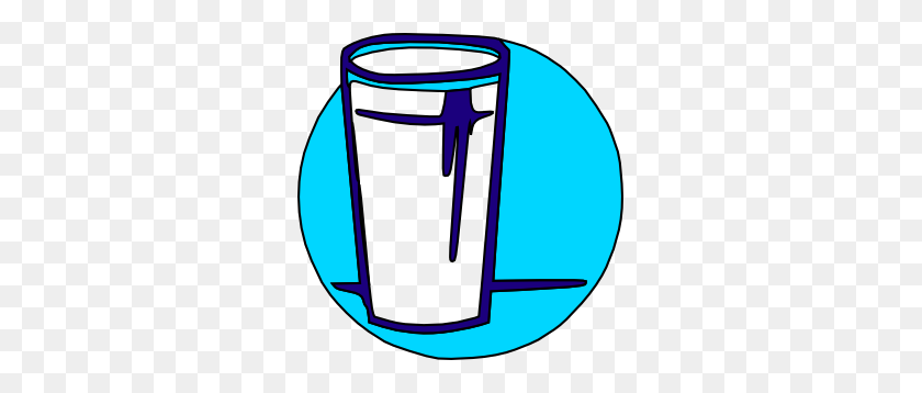 297x298 Drink Cup Clip Art Free Vector - Blue Water Clipart