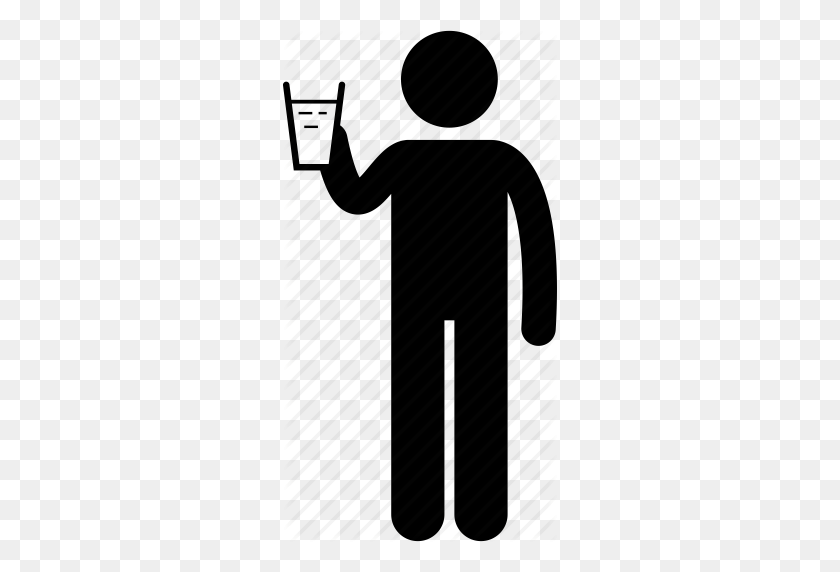 274x512 Drink, Drinking, Glass, Man, People, Person, Water Icon - People Drinking PNG