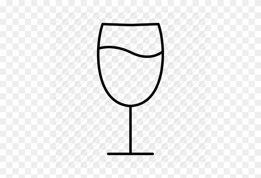 512x512 Bebida, Vidrio, Vino, Icono De Copa De Vino - Imágenes Prediseñadas De Vertido De Vino