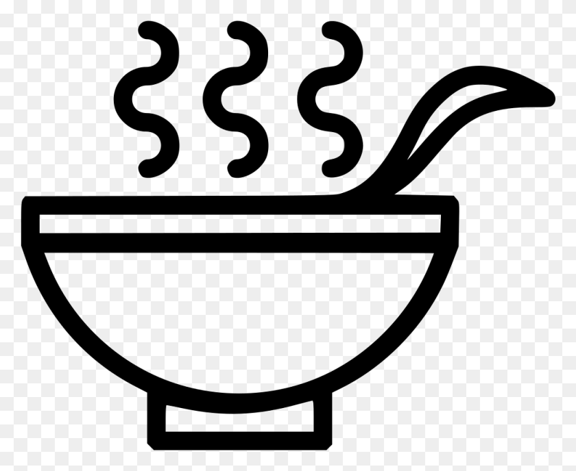 981x790 Drink Healthy Hot Soup Bowl Spoon Png Icon Free Download - Soup Pot Clipart
