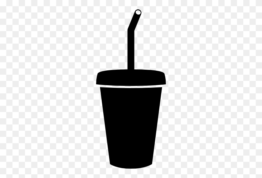 512x512 Drink With Straw - Soda Cup PNG