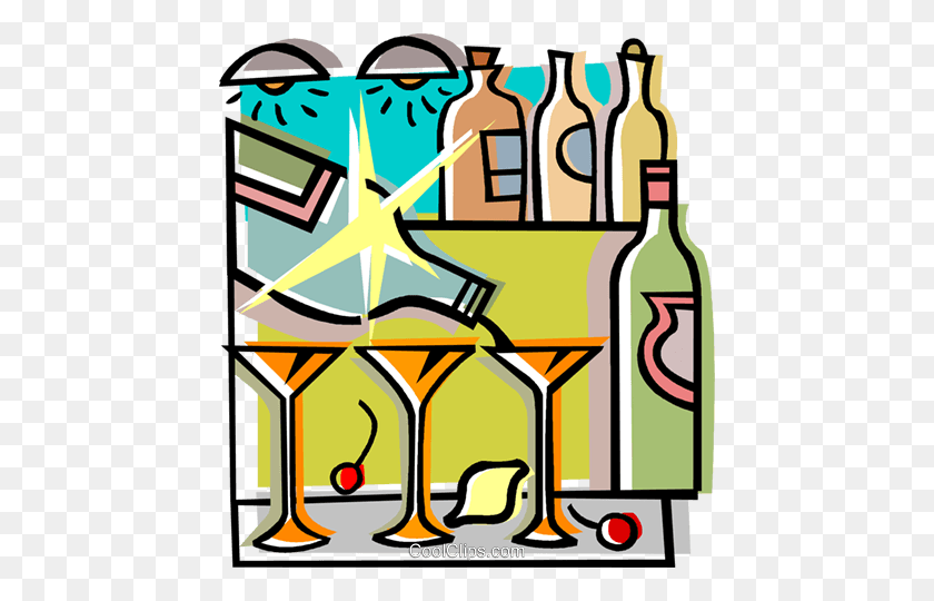 446x480 Drinking, Bar, Drinks Royalty Free Vector Clip Art Illustration - Free Clip Art Drinks