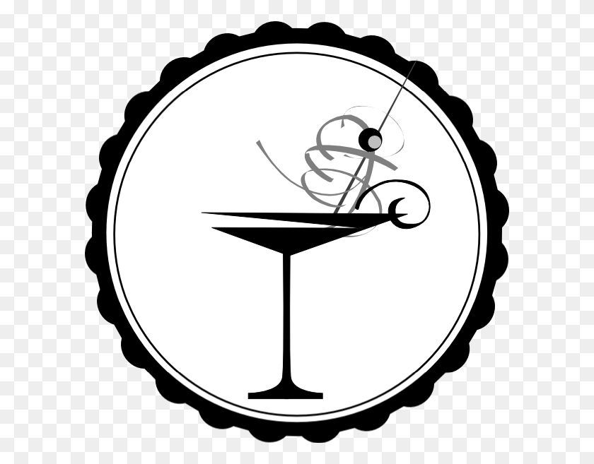 600x597 Drinking Clipart Cocktail Hour - Mule Clipart Black And White