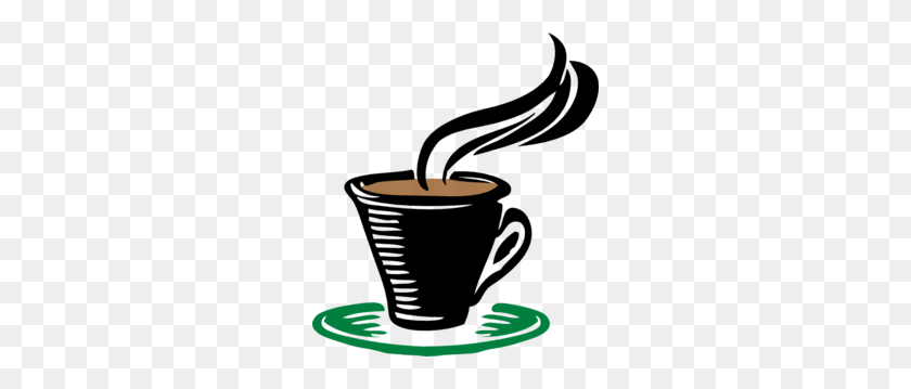 264x299 Drinking Coffee Clipart - Starbucks Clipart