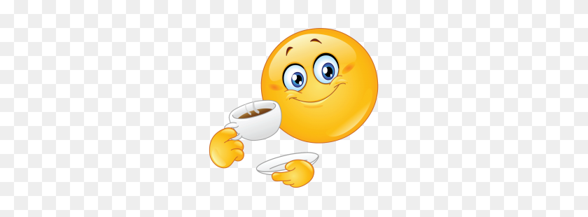 250x250 Drinking Coffee Sticker Maryo Drinking Coffee - Coffee Emoji PNG