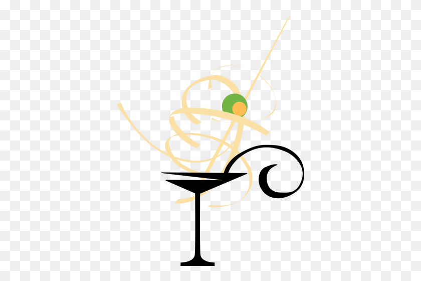 374x500 Drinking Glass Clipart Free - Old Fashioned Cocktail Clipart
